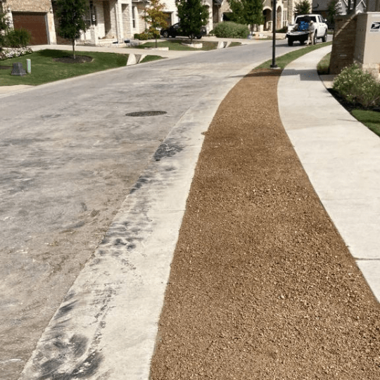 sidewalk concrete work